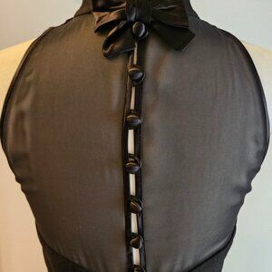 Vintage Black Tie Cocktail Dress by Donna Ricco New York  Petite Size 6